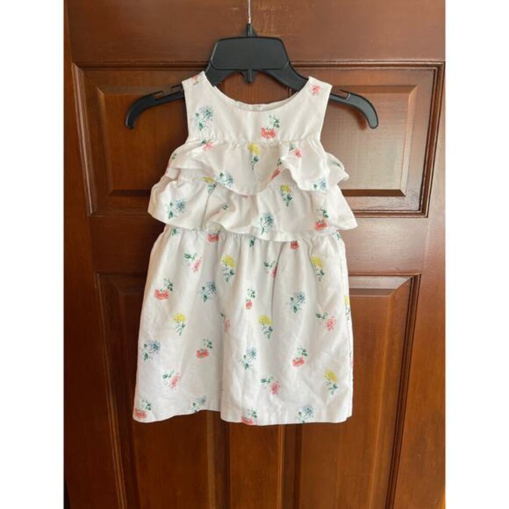 Janie and Jack floral ruffle dress size 4